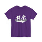 Youth Playing Soccer Silhouette Tee – Fun Outdoor Play Graphic T‑Shirt