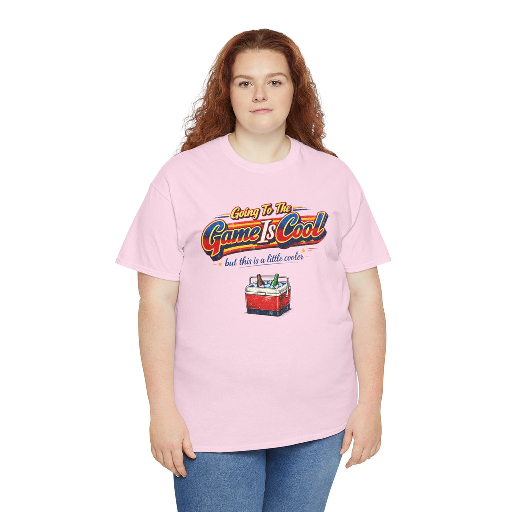 Going To The Game Is Cool But This Is A Little Cooler Funny Retro Graphic Tee