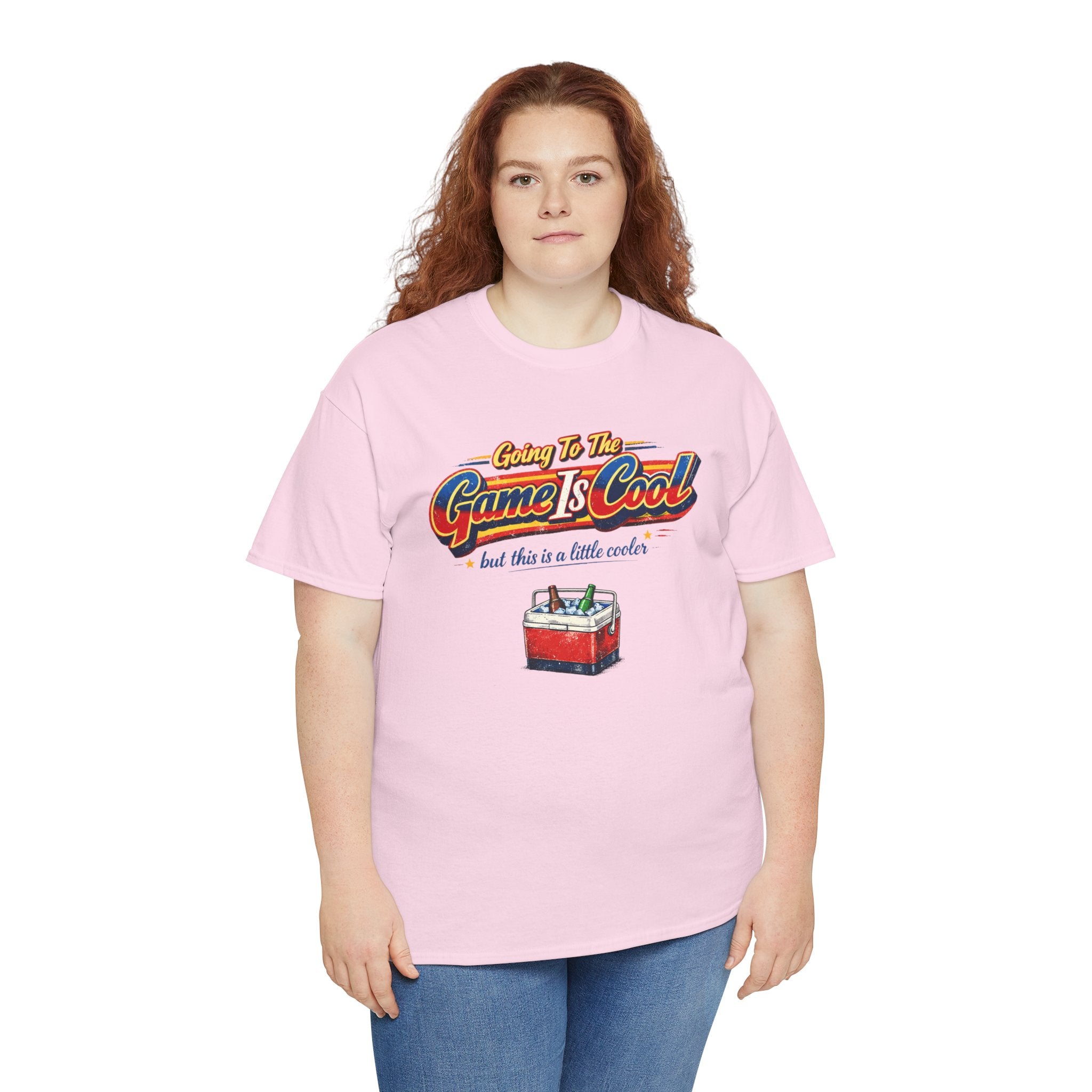Going To The Game Is Cool But This Is A Little Cooler Funny Retro Graphic Tee