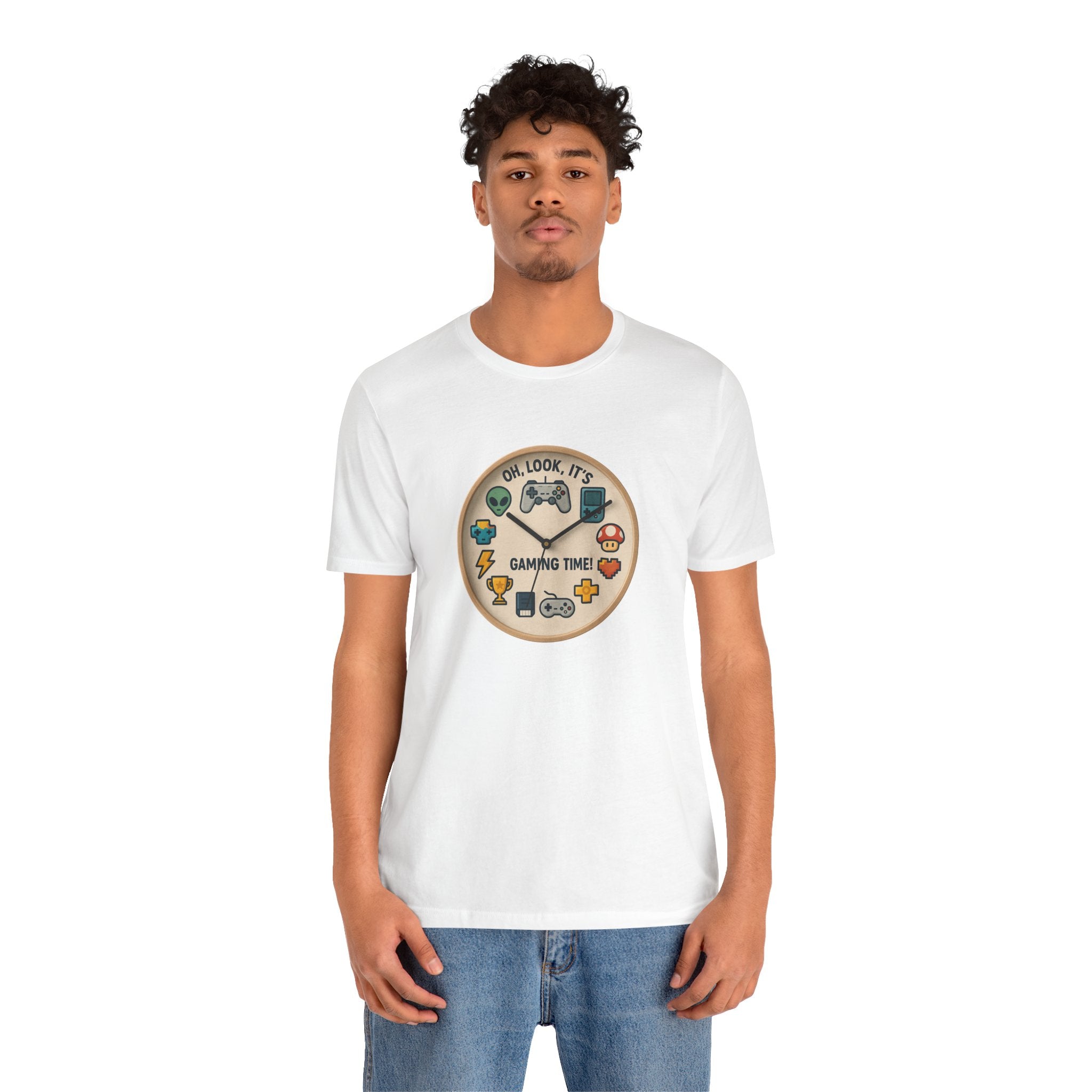 Gaming Time Graphic Tee — "Oh, Look, It's Gaming Time" Video Game Controller Shirt
