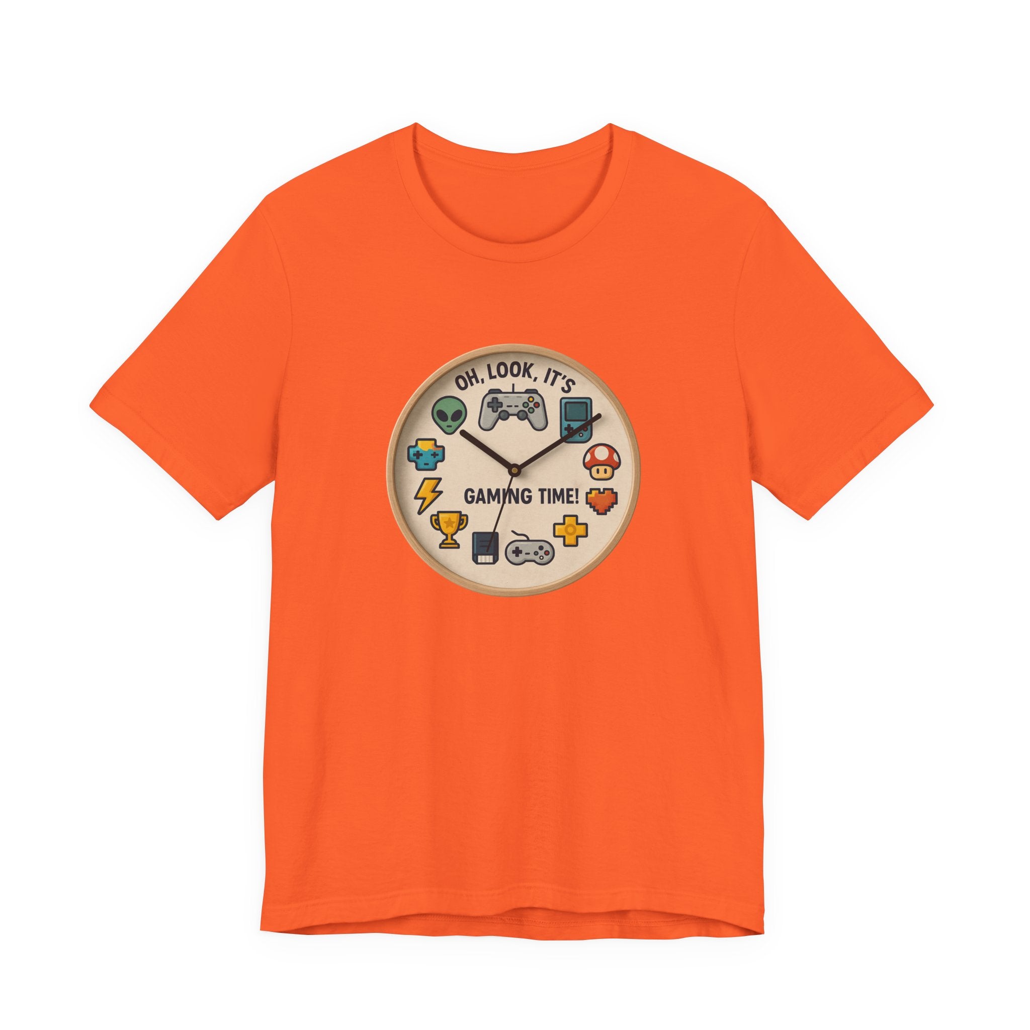 Gaming Time Graphic Tee — "Oh, Look, It's Gaming Time" Video Game Controller Shirt