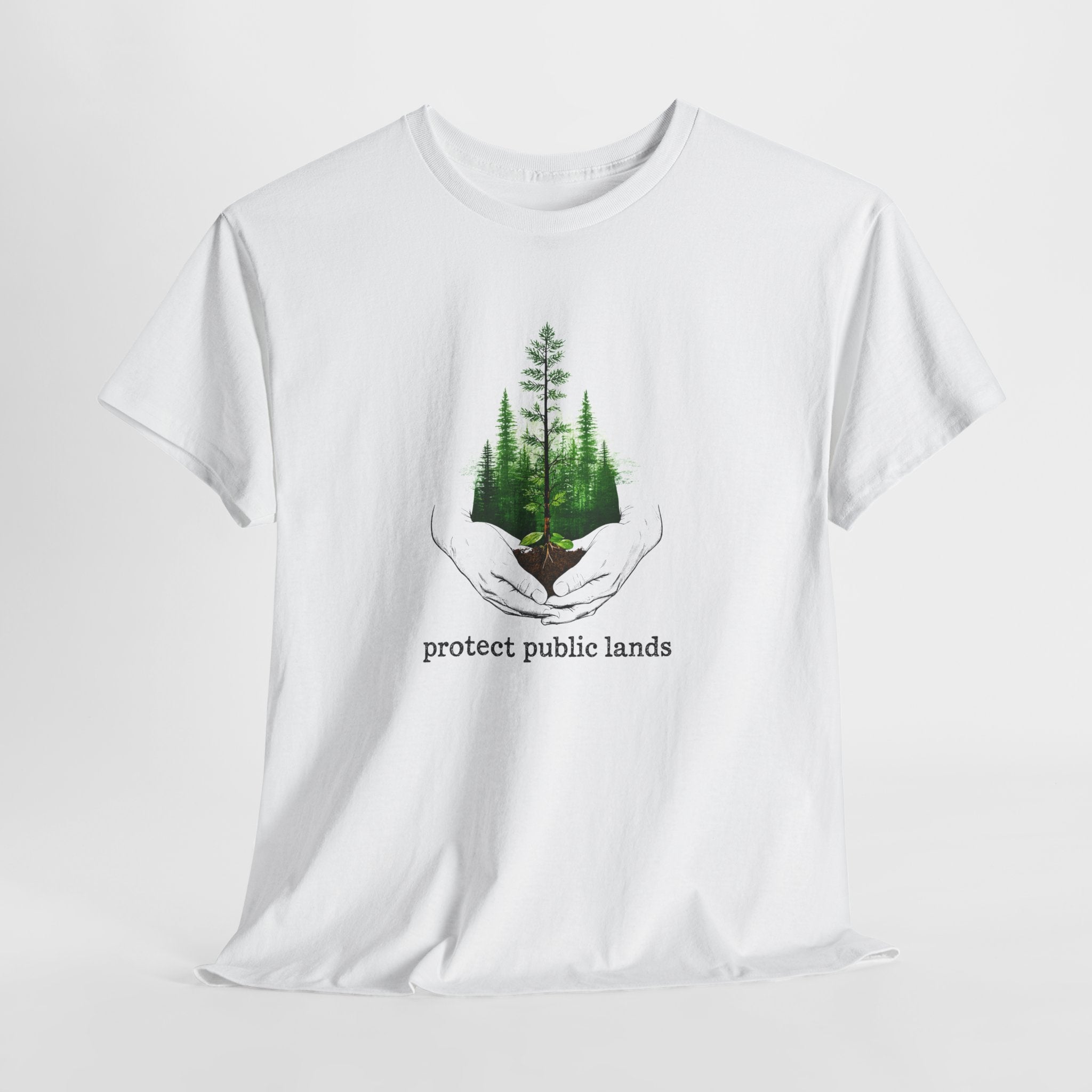 Protect Public Lands T-Shirt — Eco Forest Hands Tee