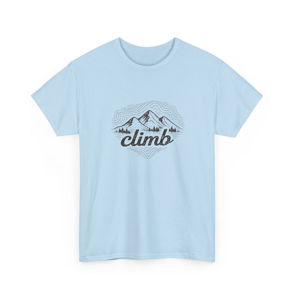 Climb Mountains Graphic Tee — Adventure Hiking T‑Shirt