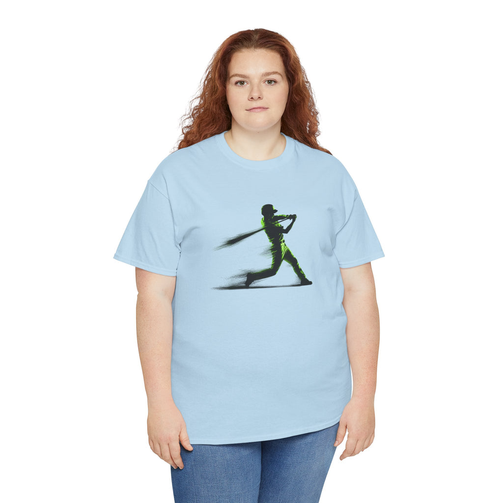 Baseball Batter Silhouette Tee — Fast Swing Sports T‑Shirt