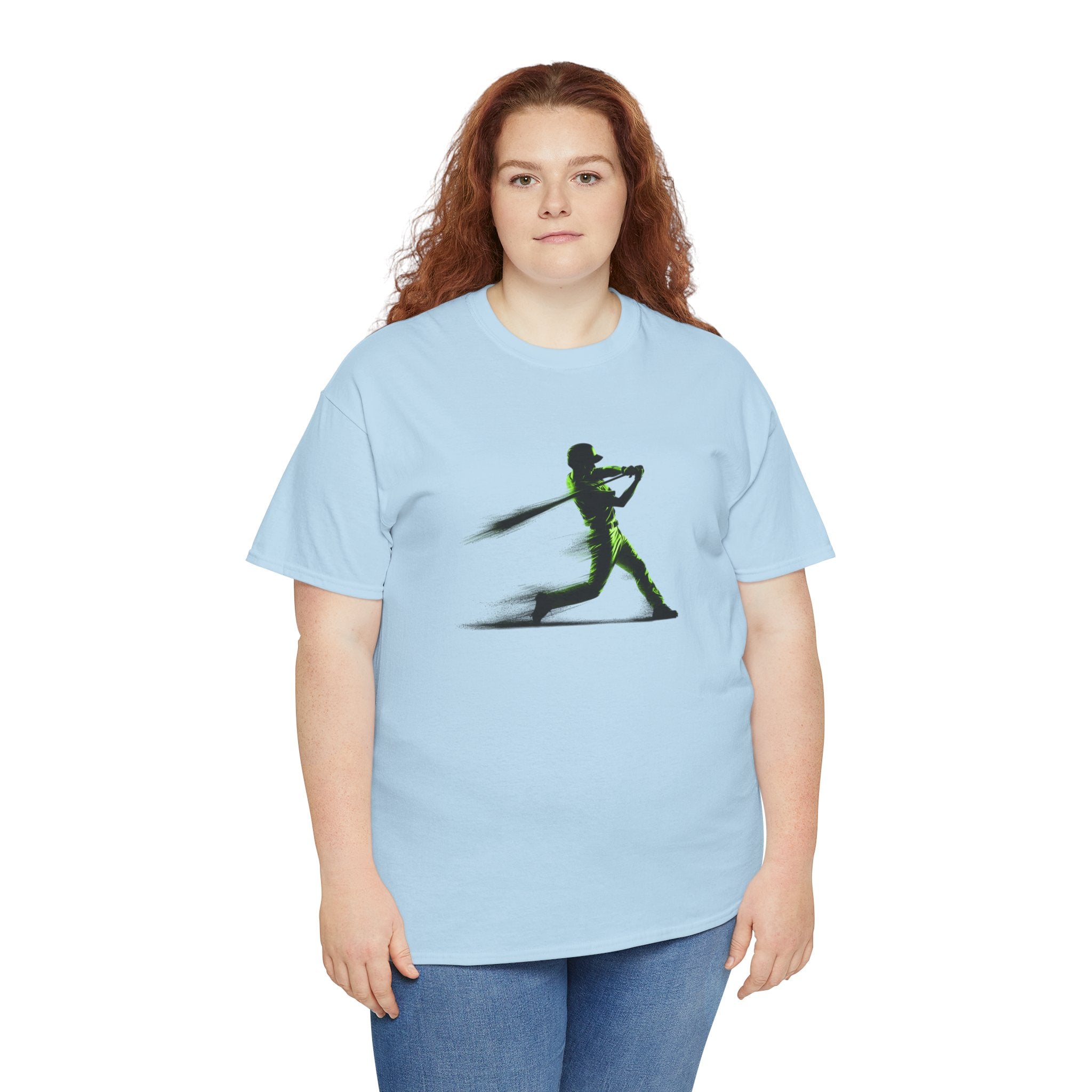 Baseball Batter Silhouette Tee — Fast Swing Sports T‑Shirt