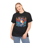 DJ Cat Turntable T-Shirt — Retro Music Cat Graphic Tee