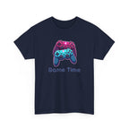 Gaming Tee - 'Game Time' Dual Controllers Graphic Shirt for Gamers
