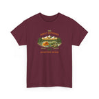 Rock Climbing Camping T-Shirt — "The Great Outdoors: Adventure Awaits" Graphic Tee