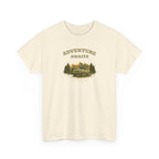 Adventure Awaits T‑Shirt — Vintage Camper Outdoor Graphic Tee