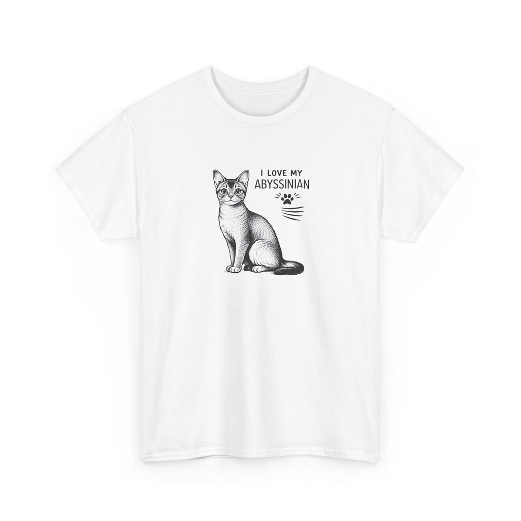'I love my abyssinian cat'
