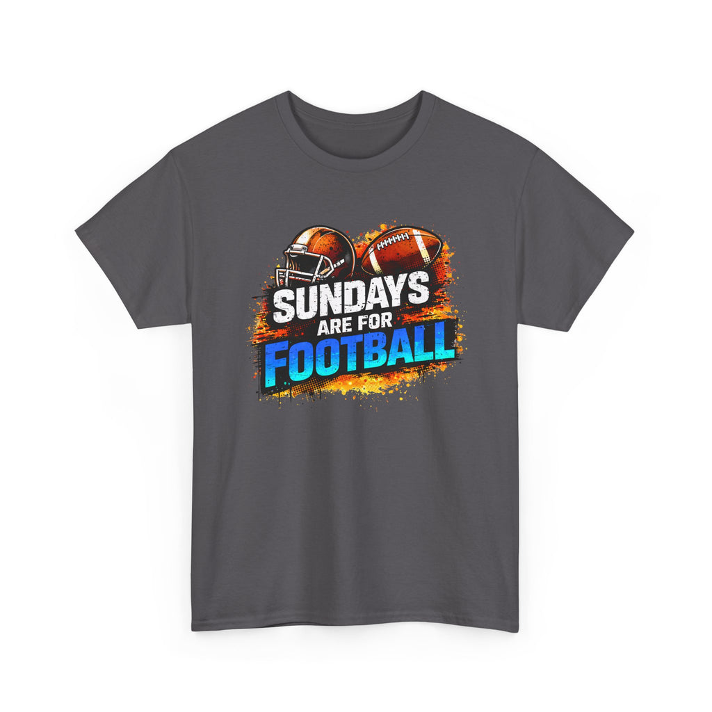 Sundays Are for Football T-Shirt — Football Fan Graphic Tee