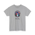 Music Is My Escape T-Shirt — Colorful Headphone Art Tee