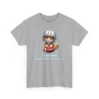 Cute Cat Football T-Shirt — "I just hope both teams have fun"