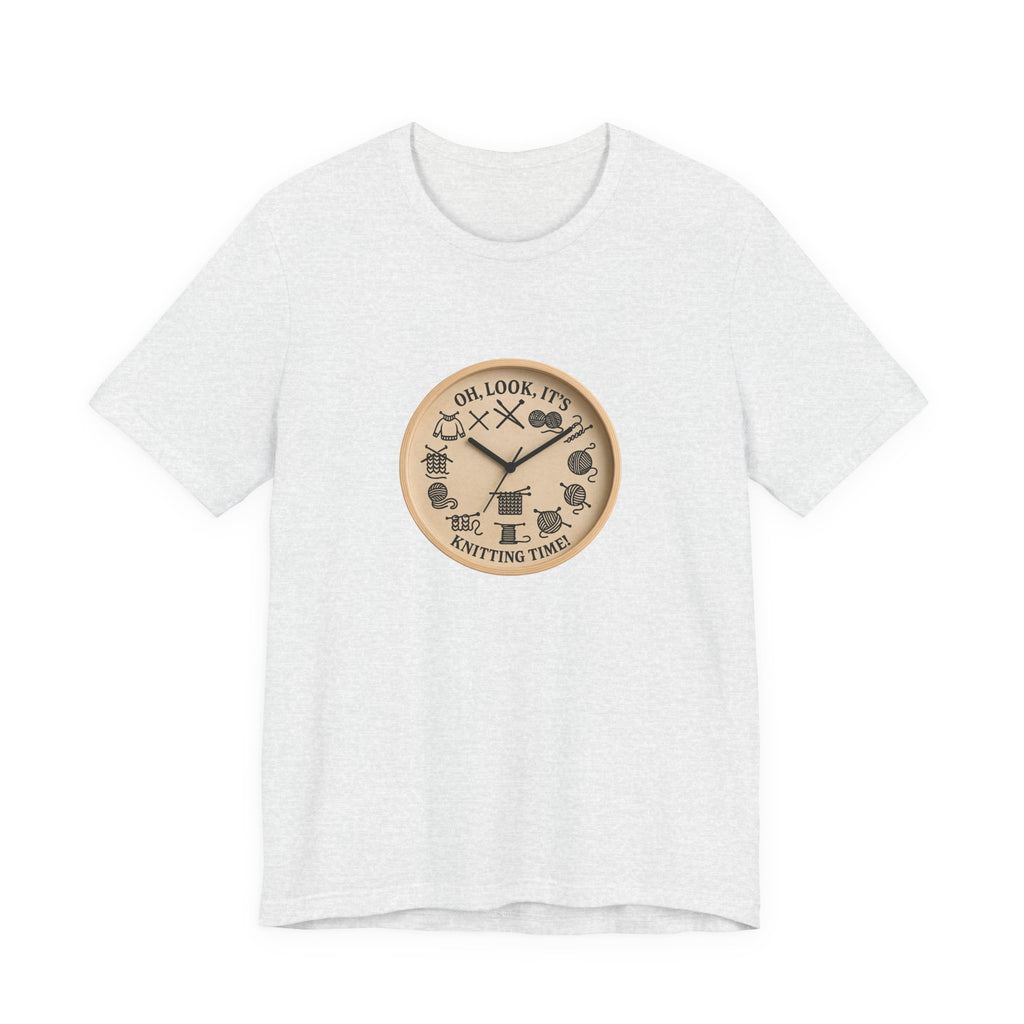 Knitting Time T-Shirt — "Oh, Look, It’s Knitting Time!" Graphic Tee