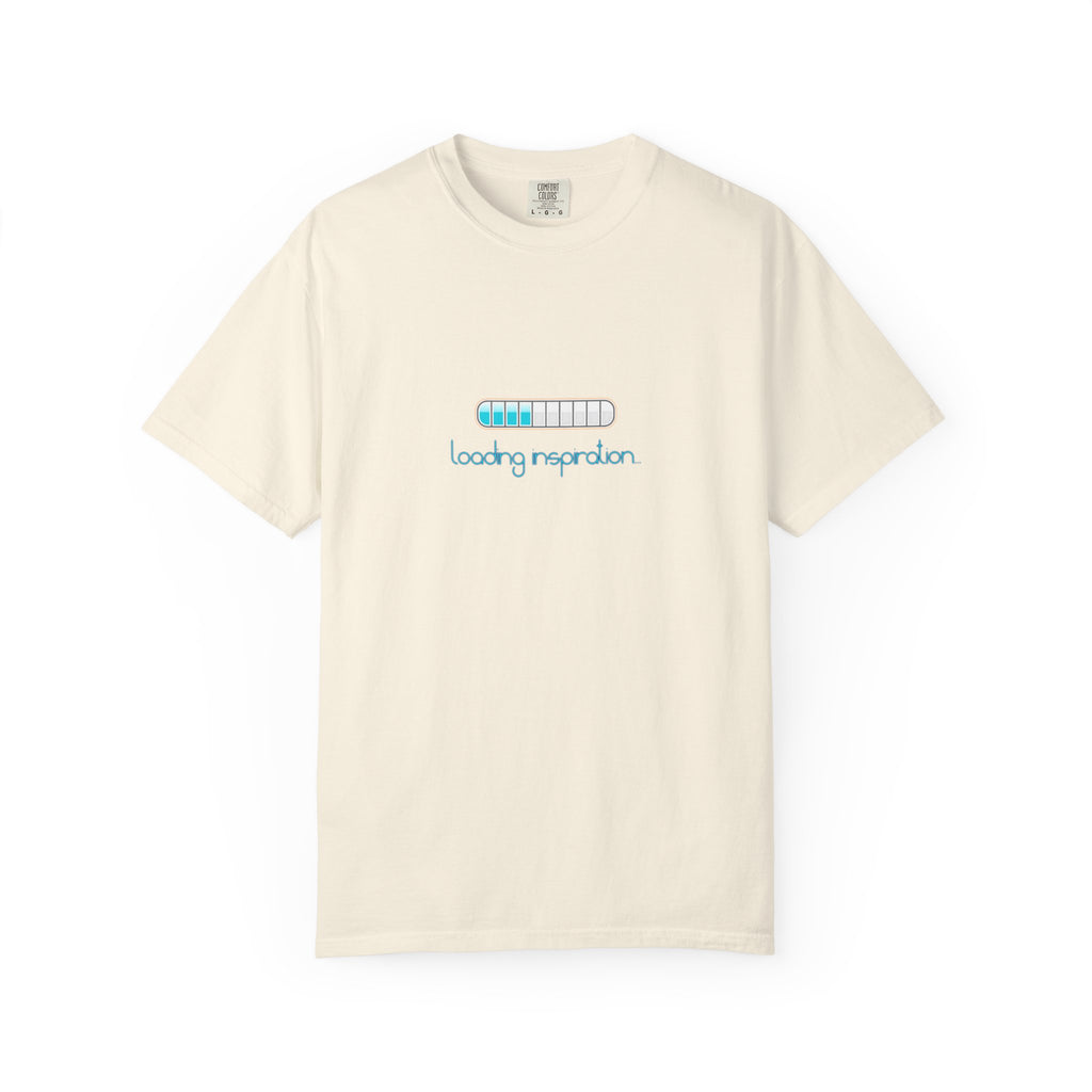 T‑Shirt — "Loading Inspiration" Minimal Progress Bar Graphic Tee