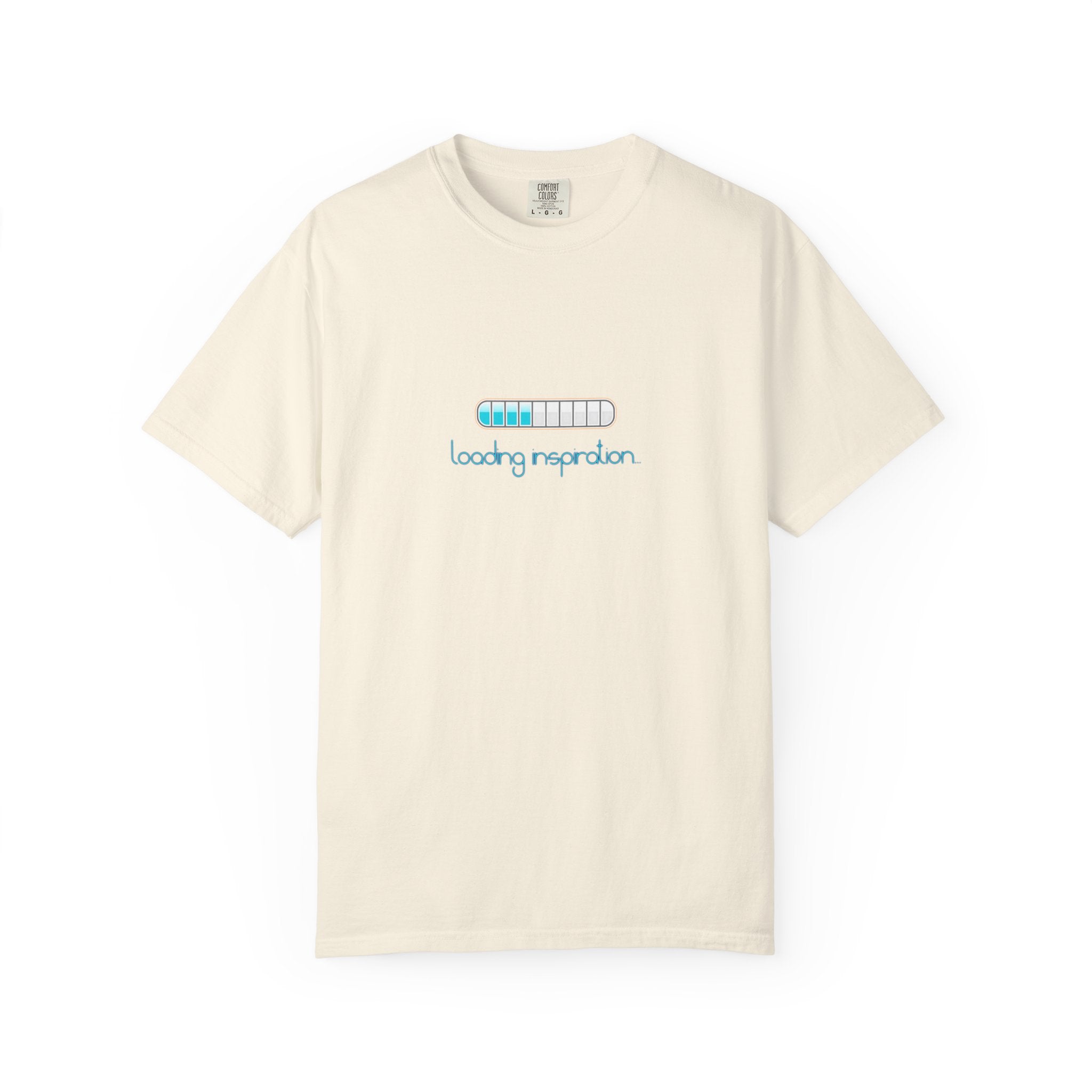 T‑Shirt — "Loading Inspiration" Minimal Progress Bar Graphic Tee