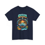 Ocean Dreams T‑Shirt — Tropical Sunset Sea Turtle Graphic Tee