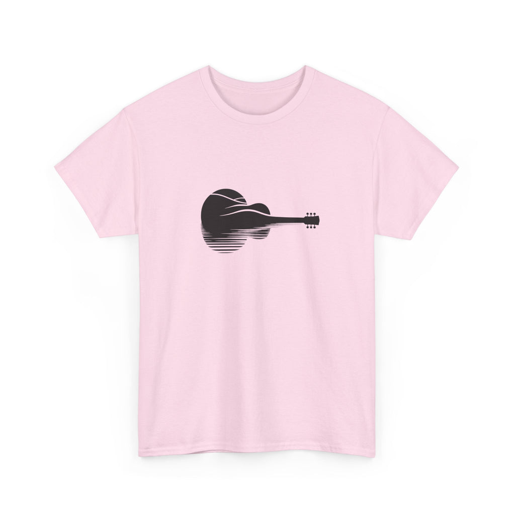 Guitar Silhouette Tee – Minimal Acoustic Music T-Shirt