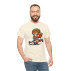 Field Hockey Lion Mascot T-Shirt — Player Cartoon Graphic Tee