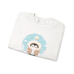 Snuggle Penguin Crewneck Sweatshirt — Cute Winter Cozy Pullover