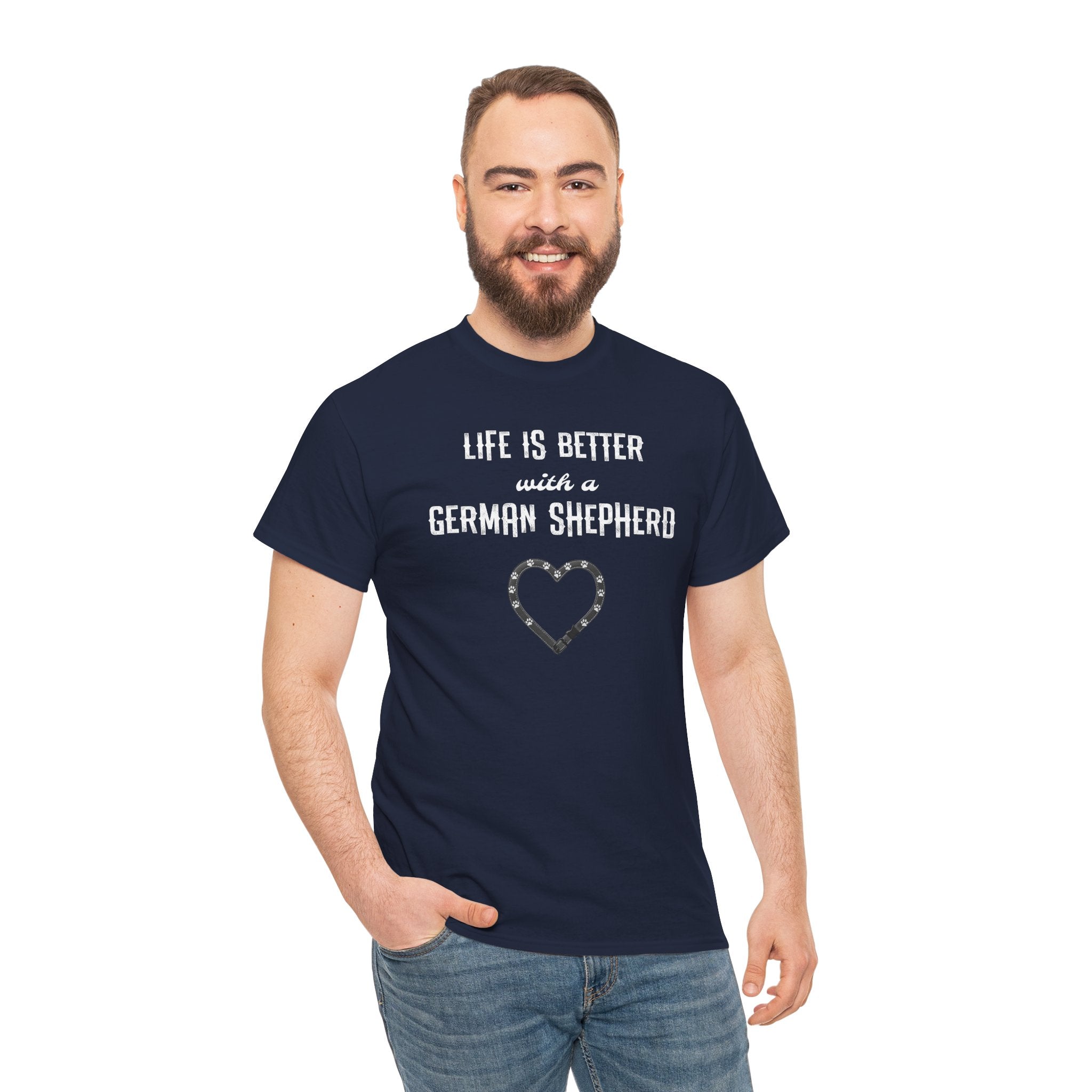 Life Is Better With a German Shepherd T-Shirt — Dog Lover Tee