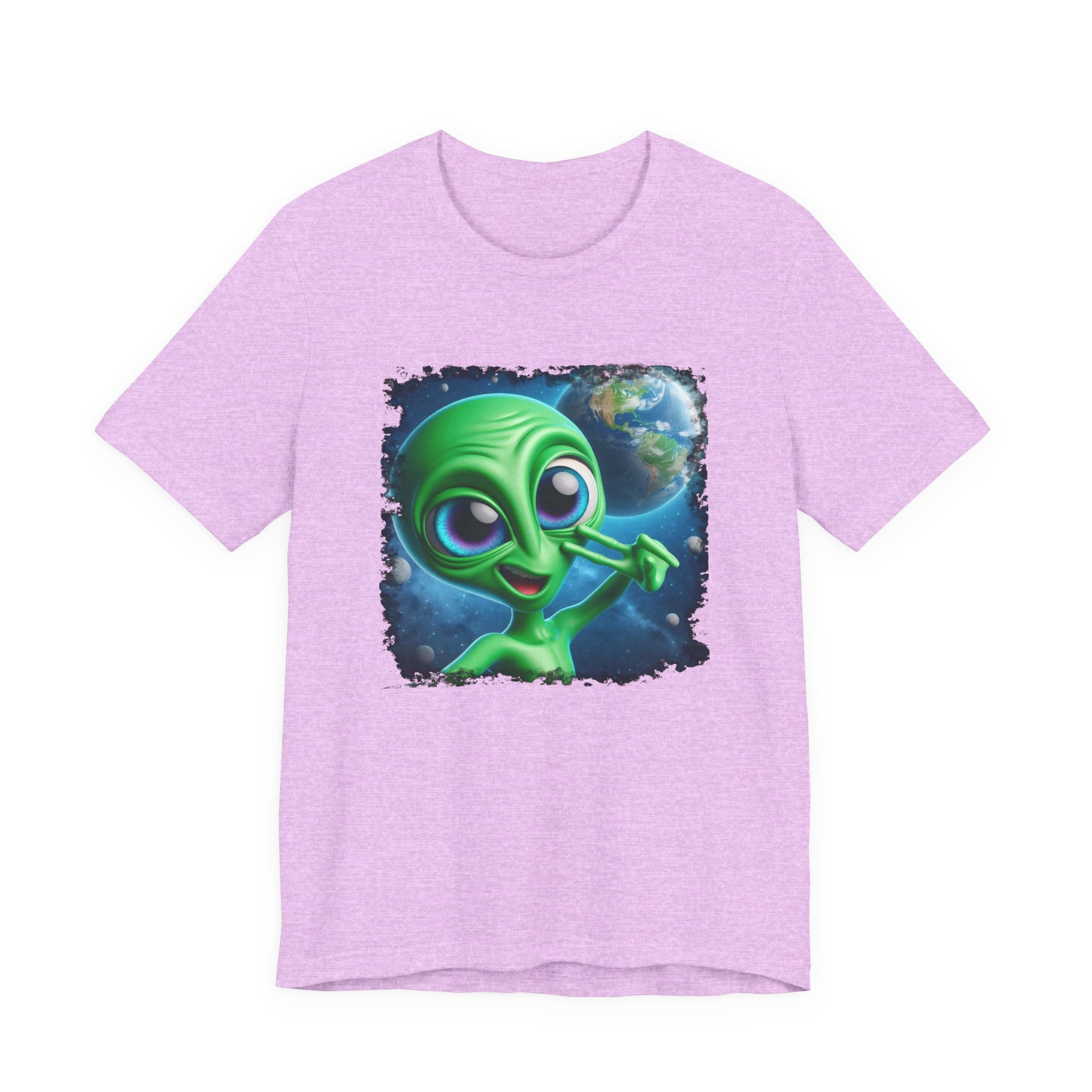 Unisex Jersey Alien Selfie Short Sleeve Tee