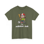 "I'm Athlete-ish" Sports Cartoon T-Shirt — Funny Sports Fan Graphic Tee
