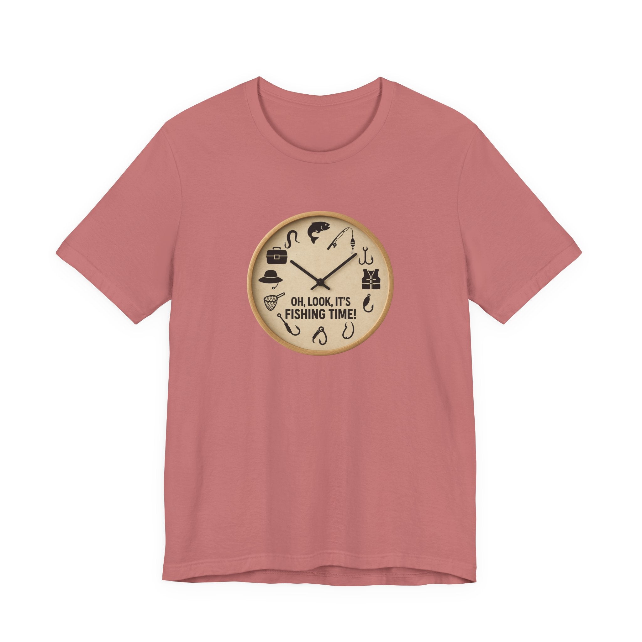 Fishing Time T-Shirt — "Oh, Look, It's Fishing Time" Graphic Tee