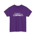 Soccer Stadium Skyline T‑Shirt — City Landmark Football Graphic Tee