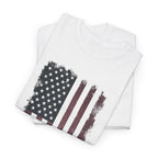 Patriotic Hiker T-Shirt — American Flag Silhouette Tee