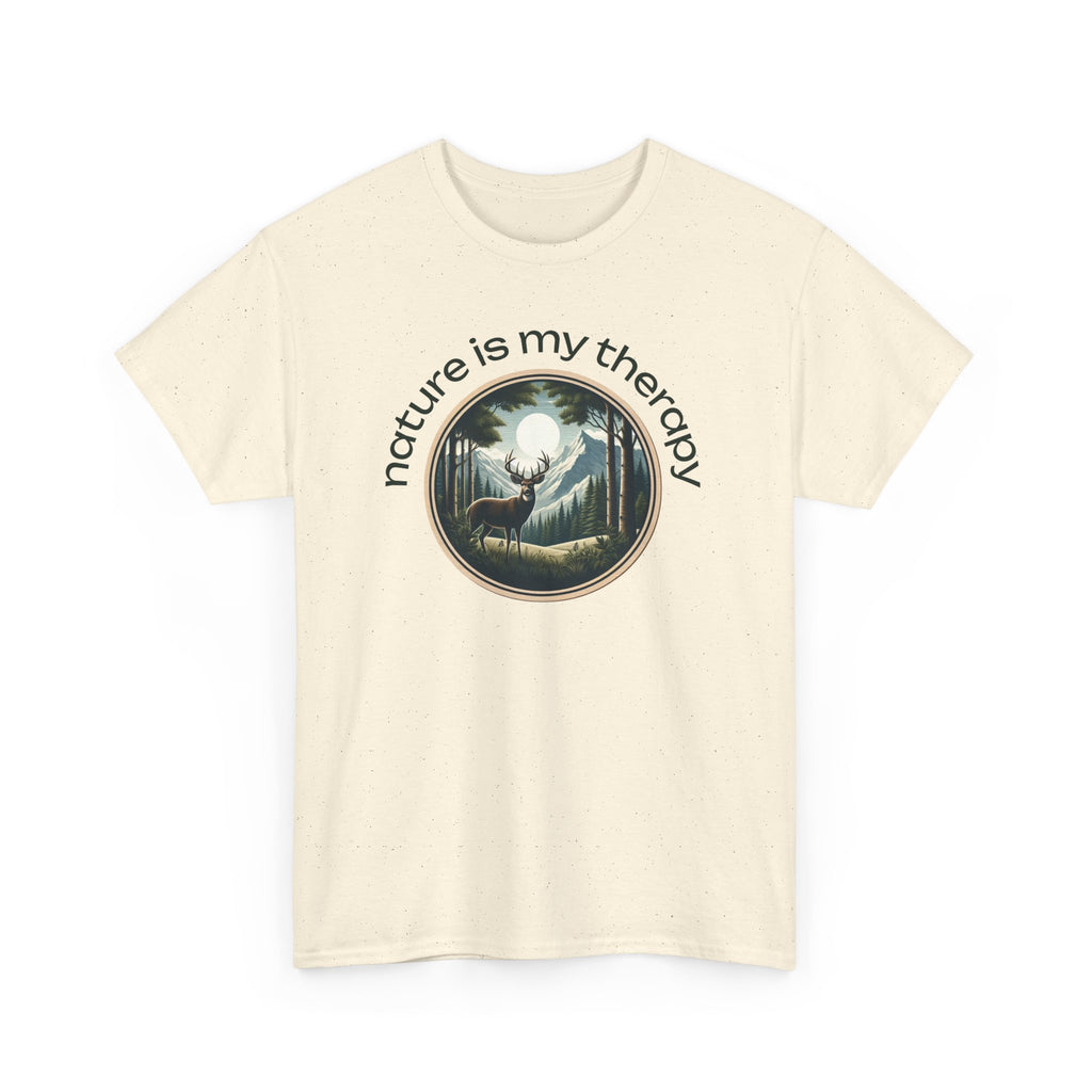 Nature Is My Therapy T-Shirt — Forest Meditation Graphic Tee