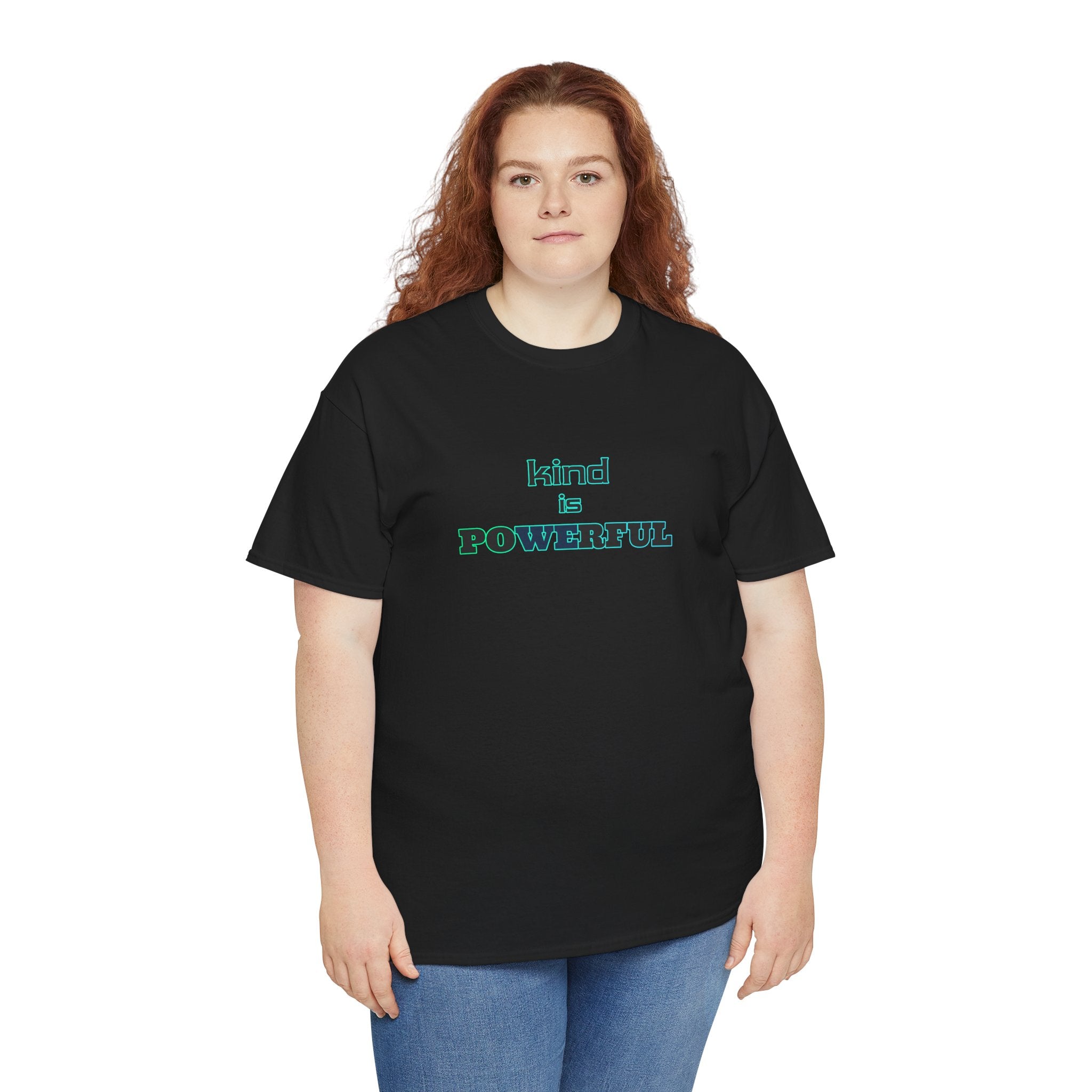 Kind Is Powerful T-Shirt — Inspirational Minimalist Tee
