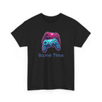 Gaming Tee - 'Game Time' Dual Controllers Graphic Shirt for Gamers