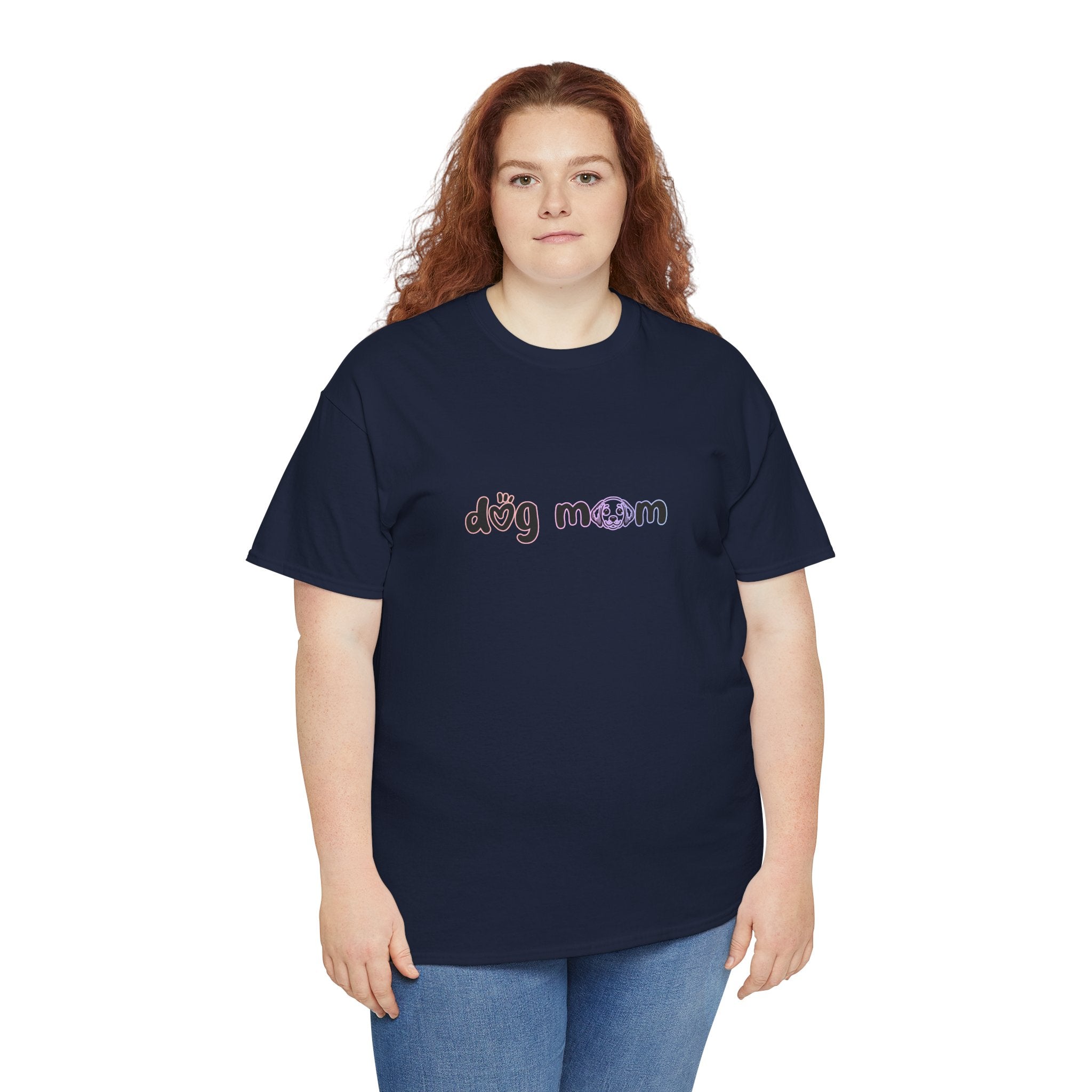 Dog Mom T‑Shirt — Cute Paw Print Graphic Tee for Pet Lovers