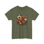 Sports Heart Graphic Tee — Basketball, Soccer & Baseball Love Shirt