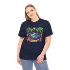 Beach Shark Hammock T‑Shirt — Tropical Summer Vibes Graphic Tee