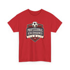 Professional Benchwarmer Soccer T-Shirt Funny Sports Tee