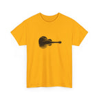 Guitar Silhouette Tee – Minimal Acoustic Music T-Shirt