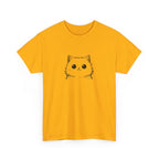 Cat Face Graphic Tee – Cute Minimalist Kitten T-Shirt