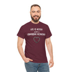 "Life Is Better with a Labrador Retriever" Heart Dog Lover Tee