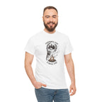 Campfire Adventure Tee — "Footprints Fade, Stories Stay" Outdoor Graphic Shirt