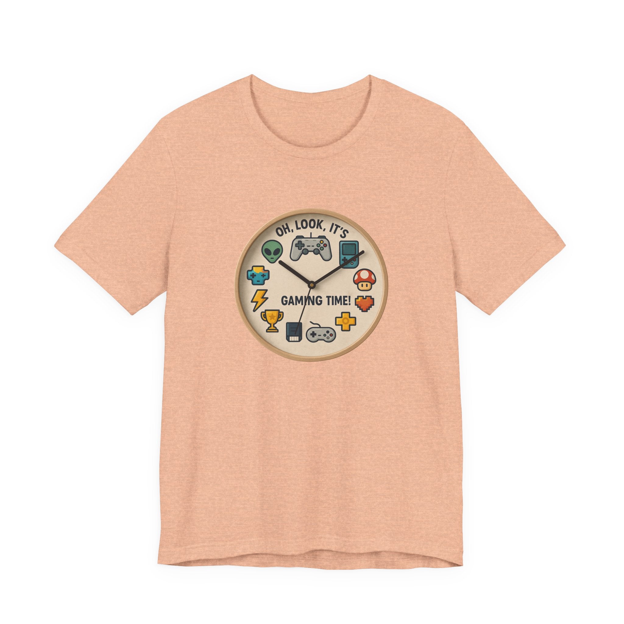Gaming Time Graphic Tee — "Oh, Look, It's Gaming Time" Video Game Controller Shirt