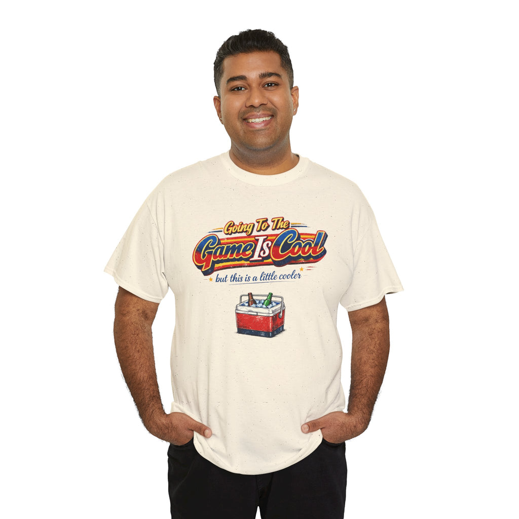 Going To The Game Is Cool But This Is A Little Cooler Funny Retro Graphic Tee
