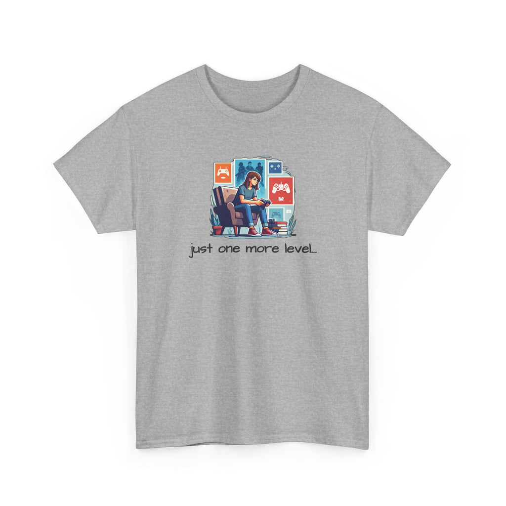 Girl Gamer Arcade T‑Shirt — "Just One More Level" Retro Video Game Tee