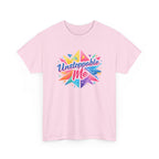 Unstoppable Me T-Shirt — Colorful Motivational Graphic Tee
