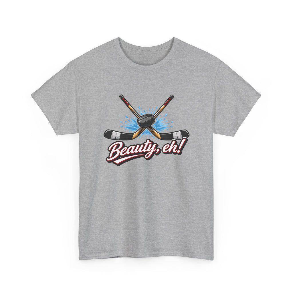 Hockey 'Beauty, eh!' Graphic Tee — Canadian Hockey Fan Shirt