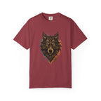 Wolf Head Graphic T-Shirt — Intricate Tribal Wolf Art Tee