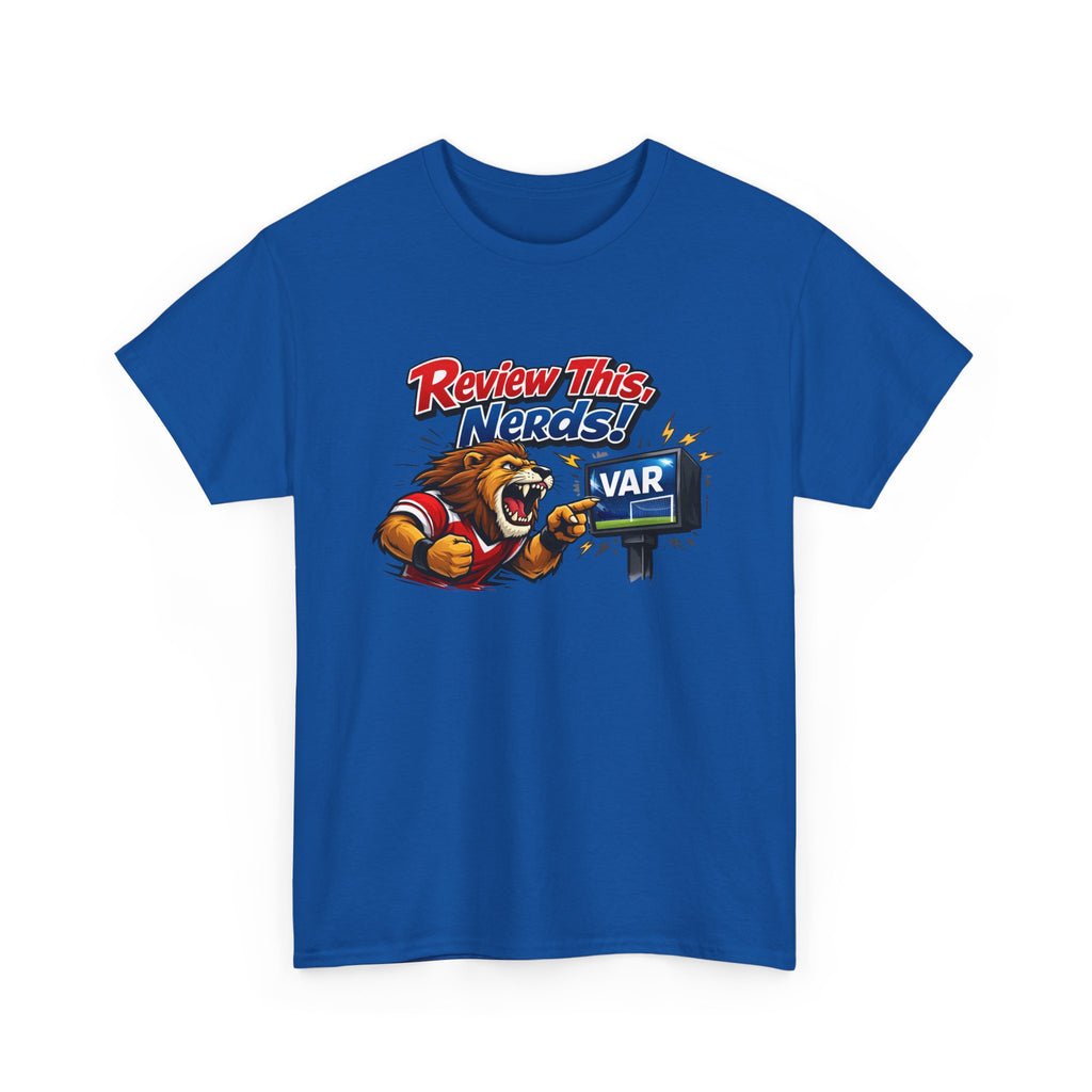 "Review This, Nerds!" VAR Soccer Referee Funny Graphic Tee