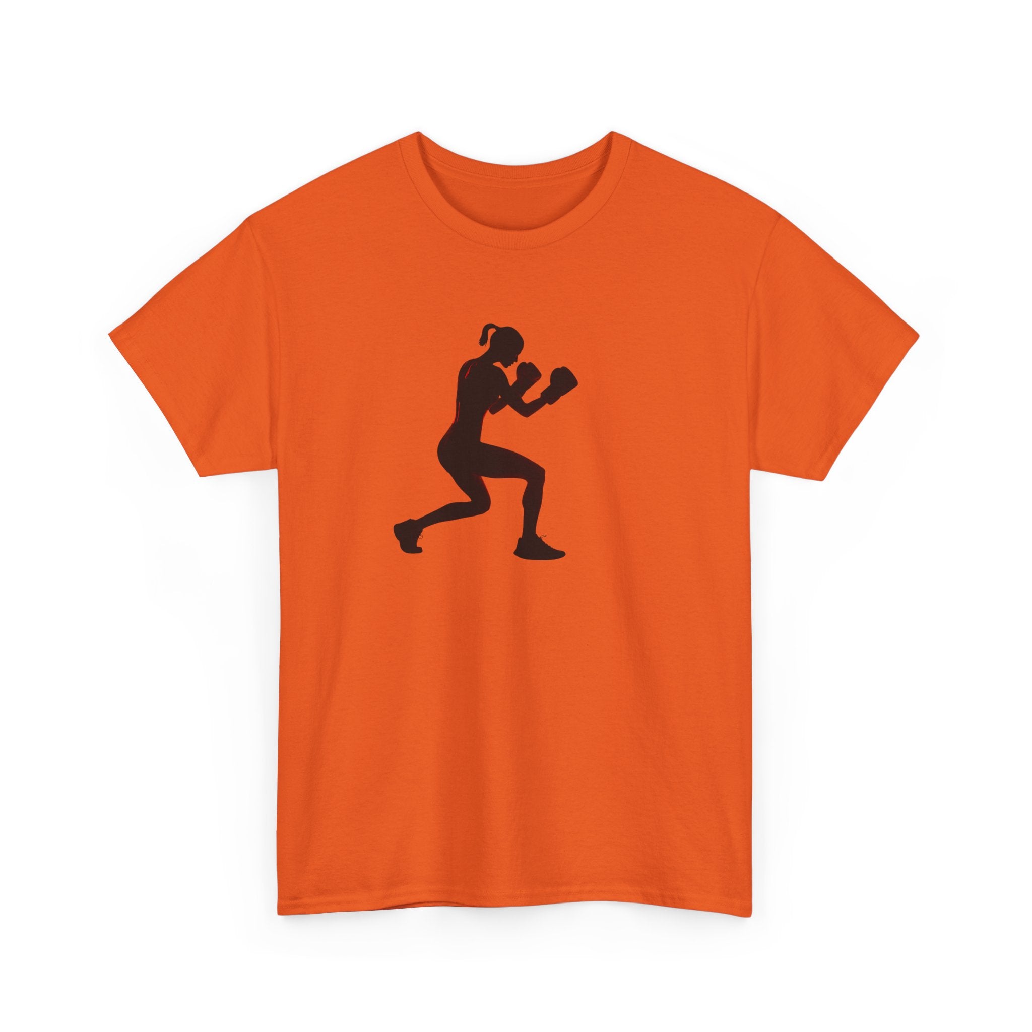 Boxing Silhouette T-Shirt — Women's Boxer Workout Tee