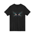 Fairy Mirror V-Neck Tee — Ethereal Twin Fairy Graphic Shirt